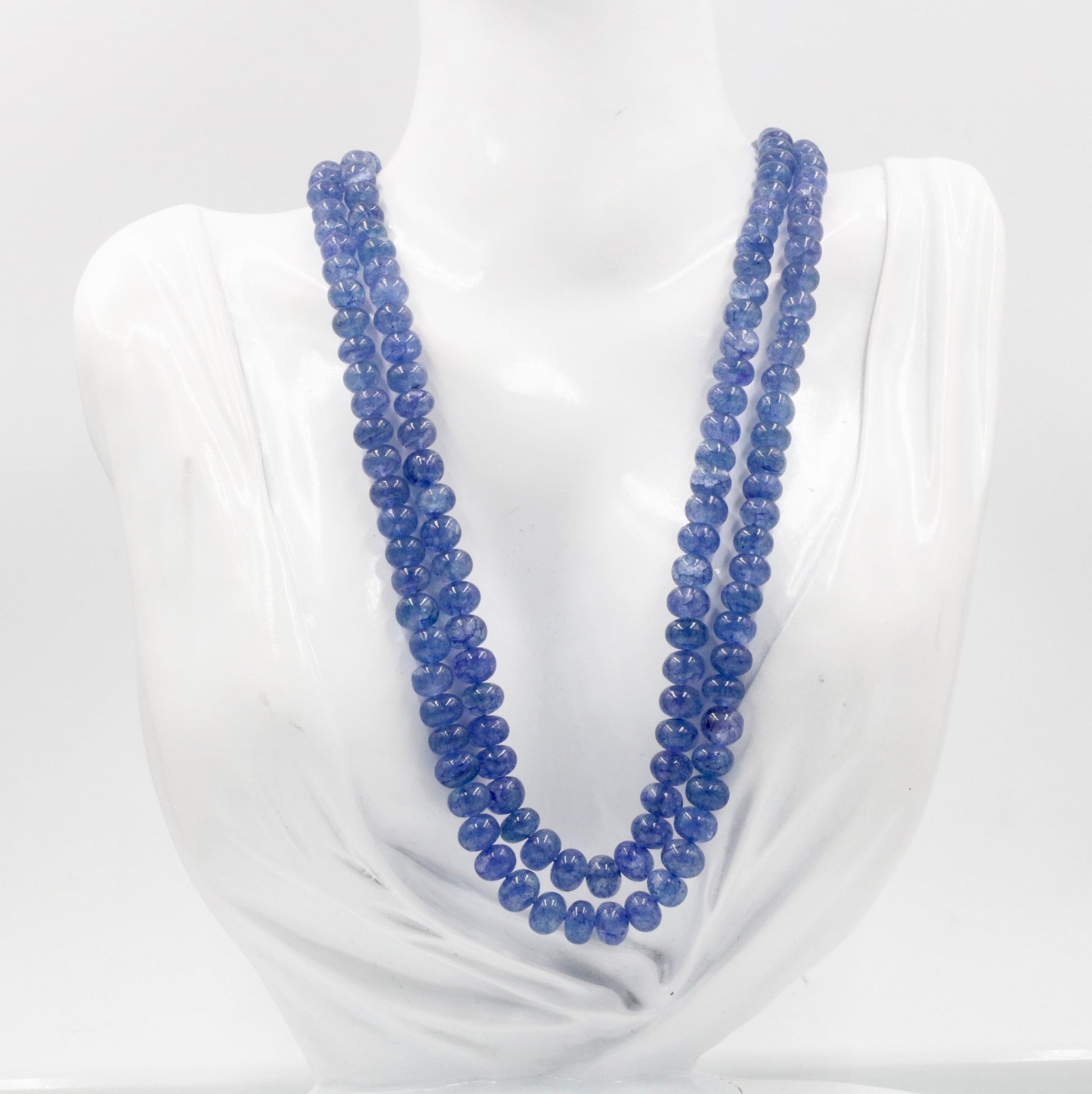 Tanzanite Aventurine Quartz Necklace - Taj Mahal Gems