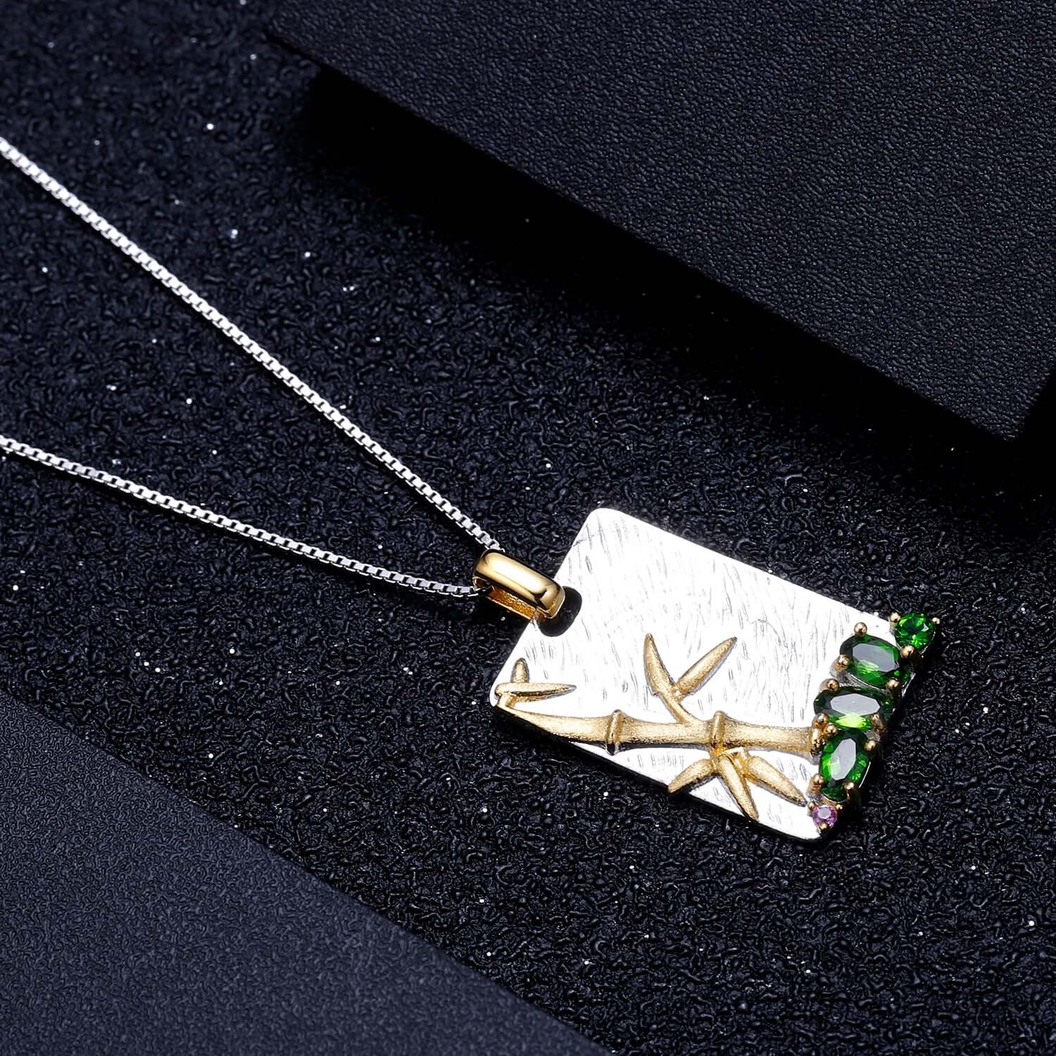 Vintage Bamboo Chain Necklace - Taj Mahal Gems