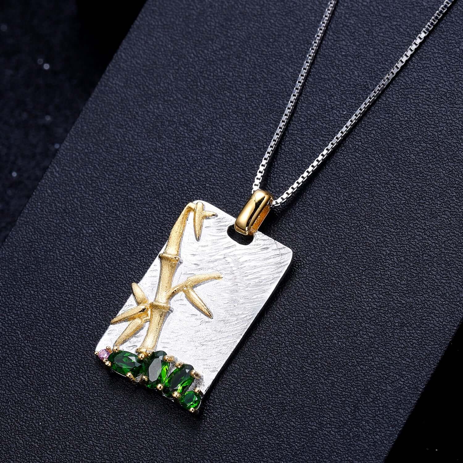 Vintage Bamboo Chain Necklace - Taj Mahal Gems