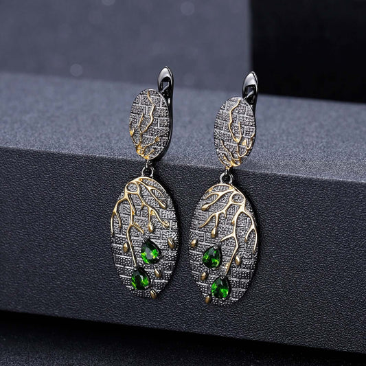 Vintage Drop Earrings - Taj Mahal Gems
