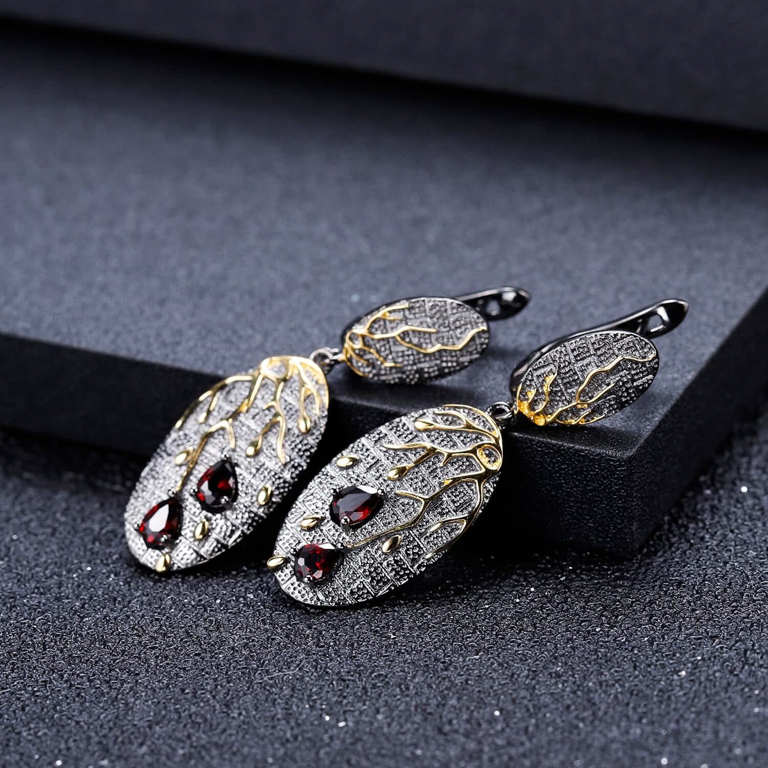 Vintage Drop Earrings - Taj Mahal Gems