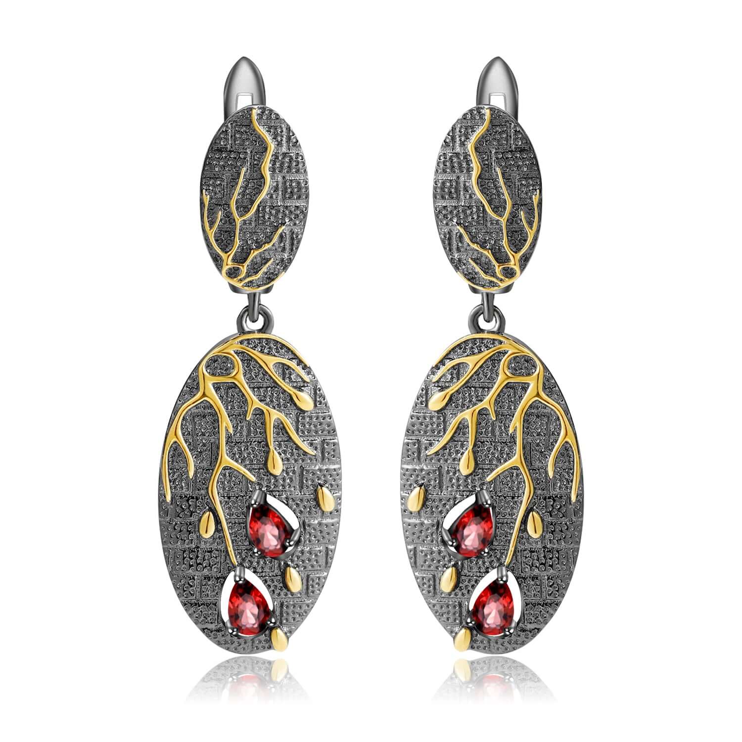 Vintage Drop Earrings - Taj Mahal Gems