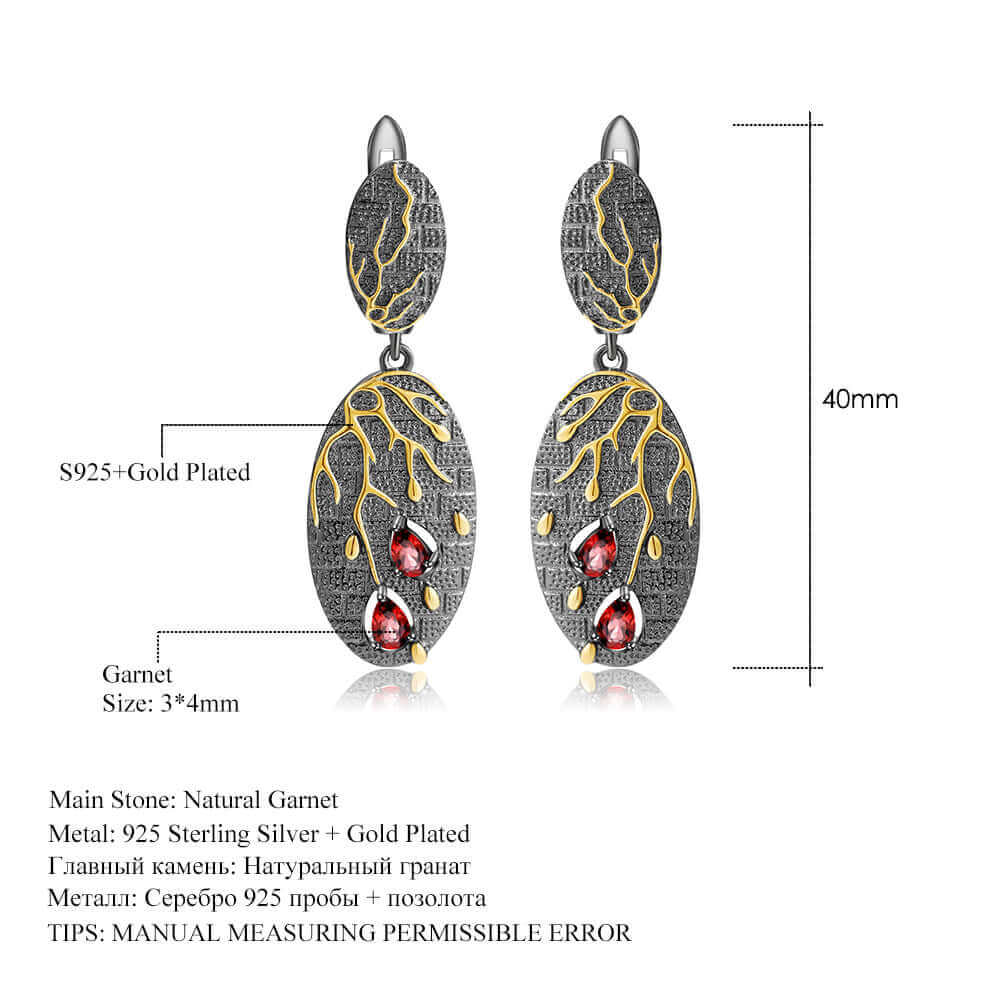 Vintage Drop Earrings - Taj Mahal Gems