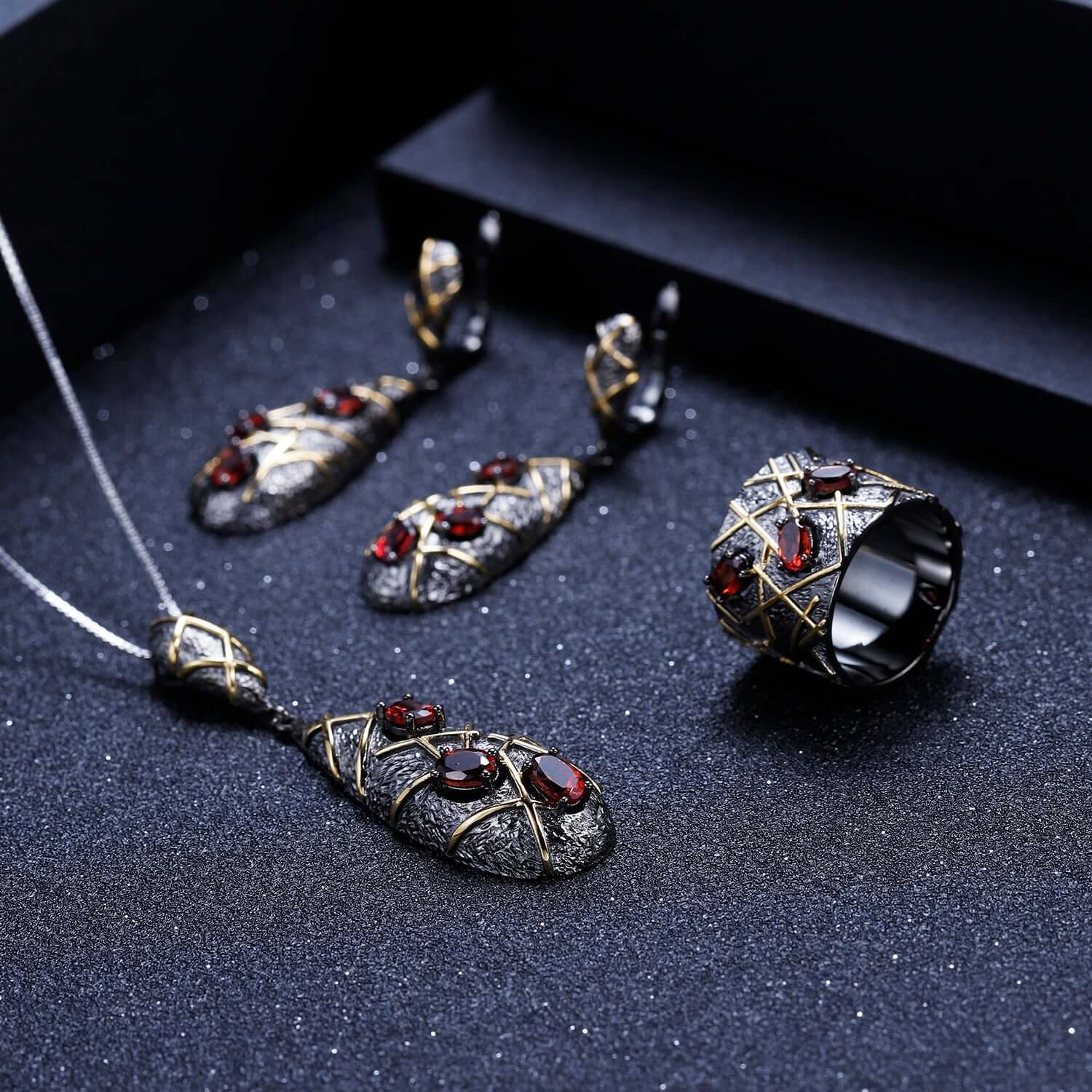 Vintage Silver Drop Earrings - Taj Mahal Gems