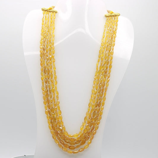 Yellow Sapphire Necklace - Taj Mahal Gems