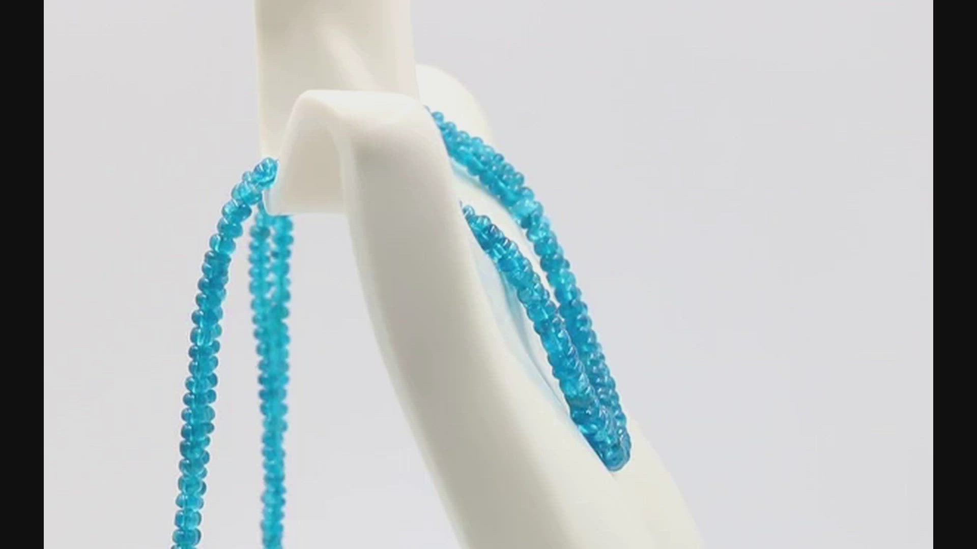 Natural Neon Apatite Bead Strands - Taj Mahal Gems