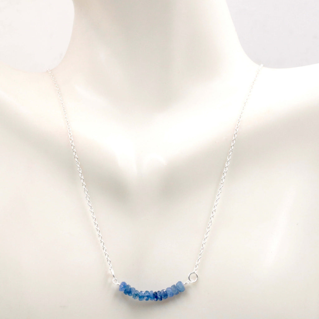 Healing Properties Necklace: Sapphire, Ruby & Emerald
