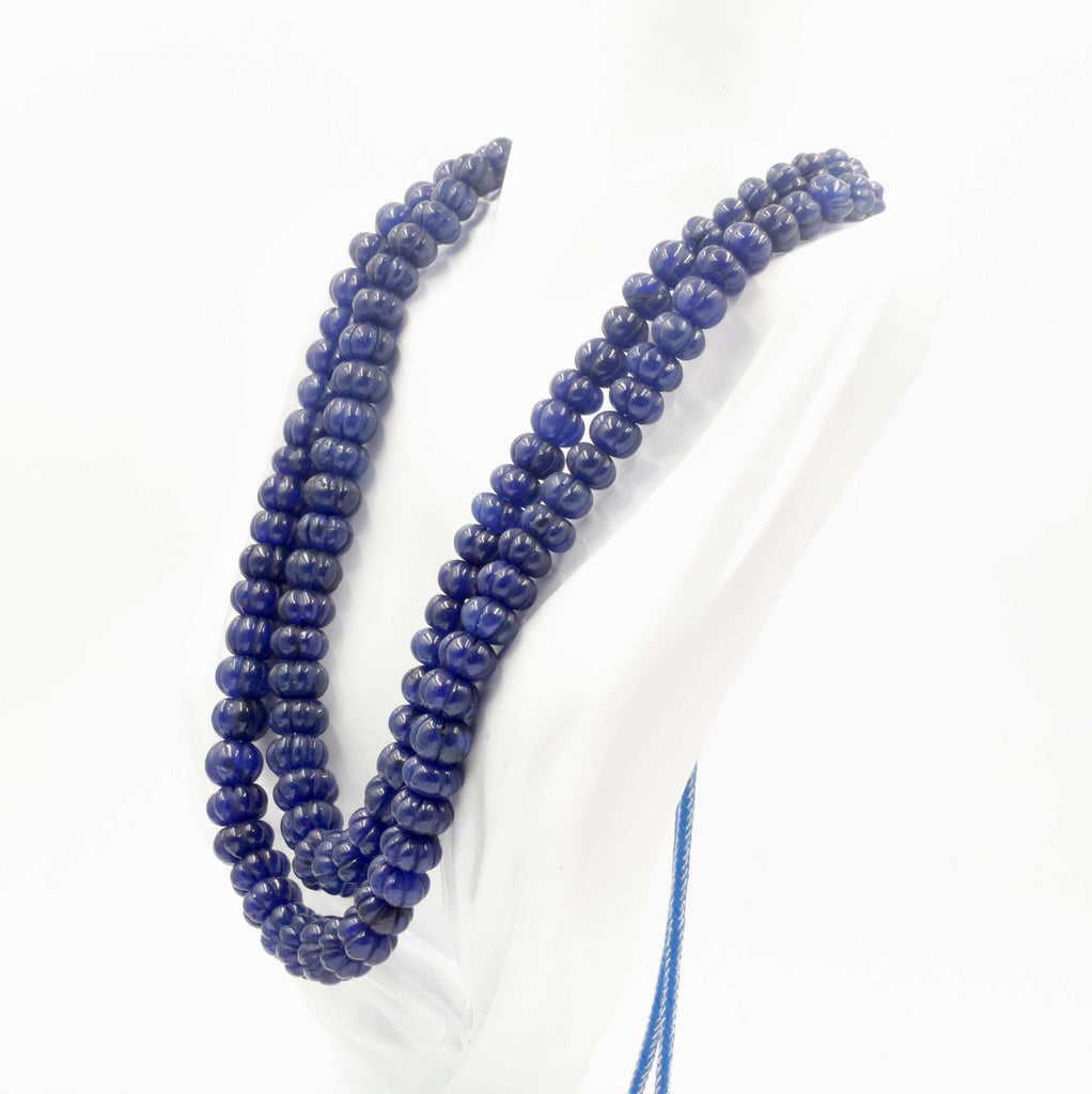 Long & Layered Quartz Necklace for Indian Saree/Sari