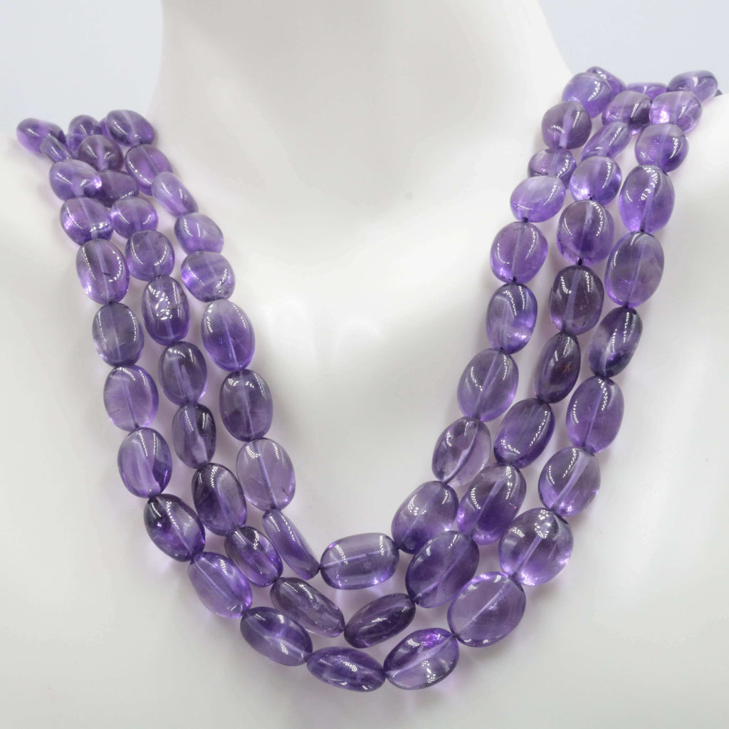 February Birthstone Jewelry: Amethyst Necklace Indian Jewelry