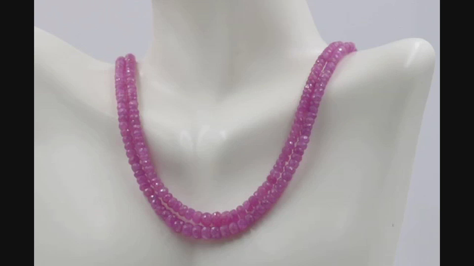 Natural Pink Sapphire Beaded Strands - Taj Mahal Gems