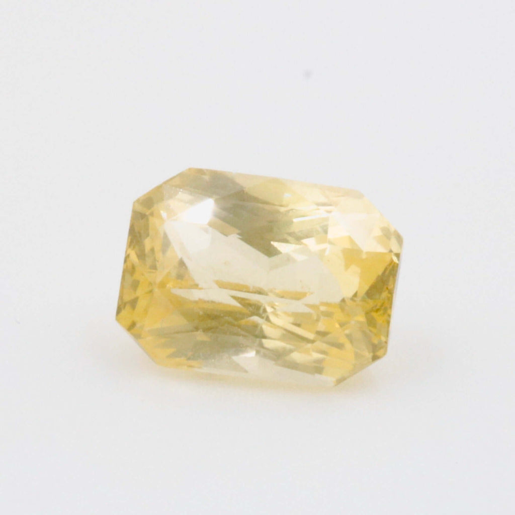 Radiant Cut Yellow Sapphire Gemstone: September Birthstone Charm