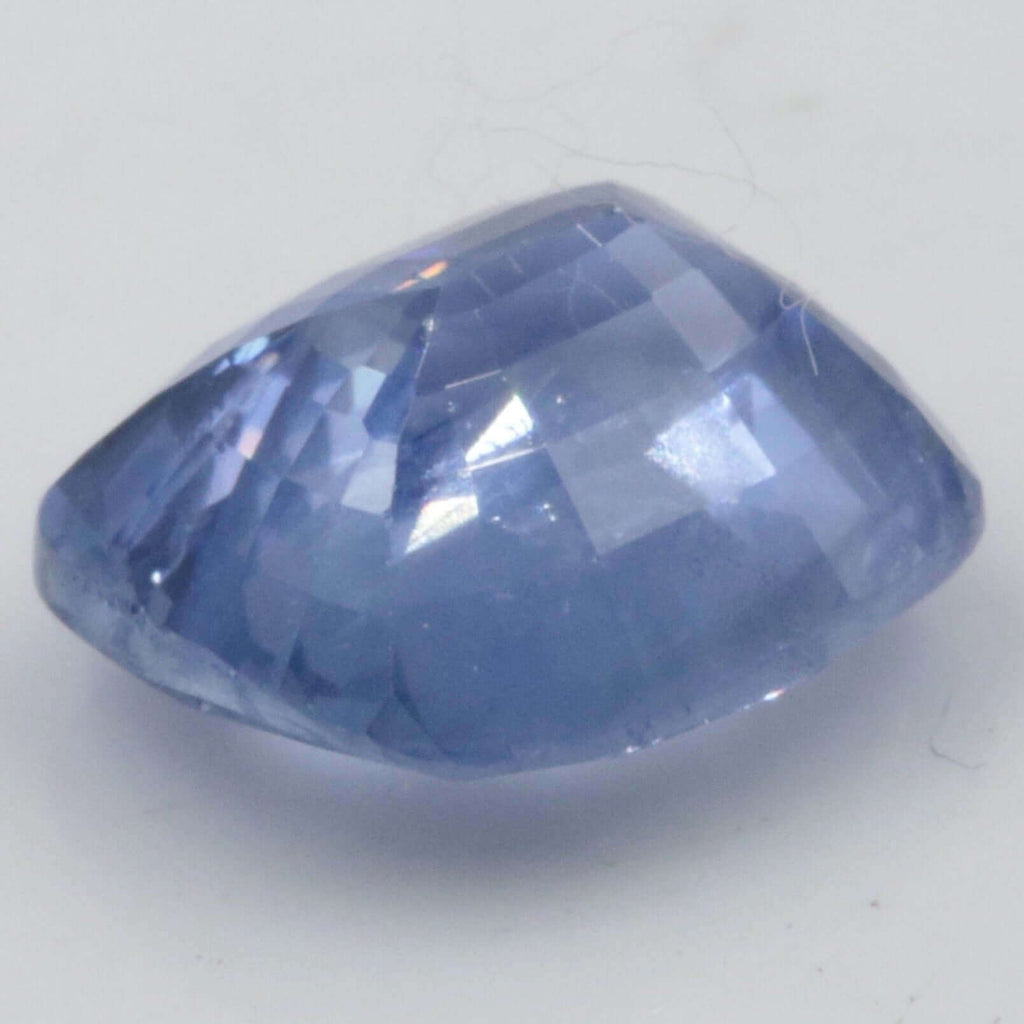 Natural blue sapphire cushion cut faceted gemstone wholesale