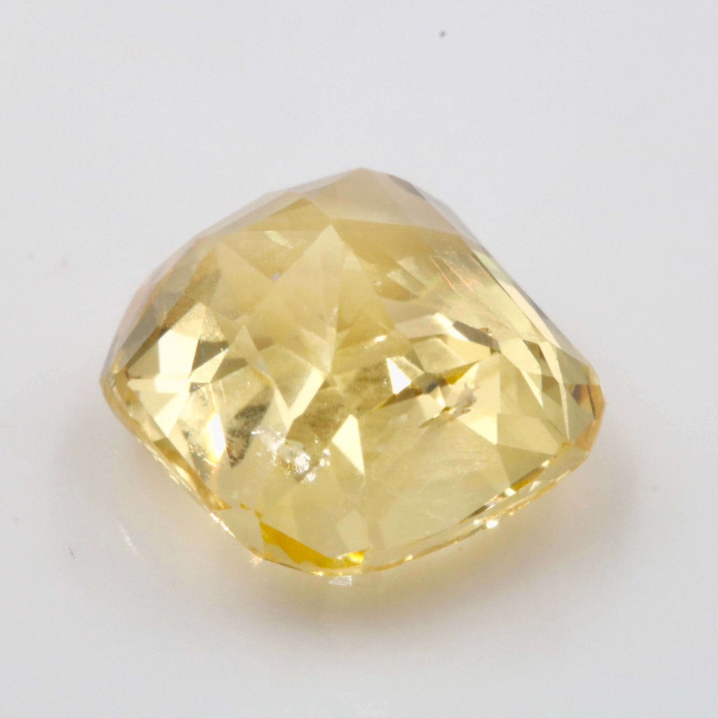 Faceted Yellow Sapphire Gemstone: Personalized Charm
