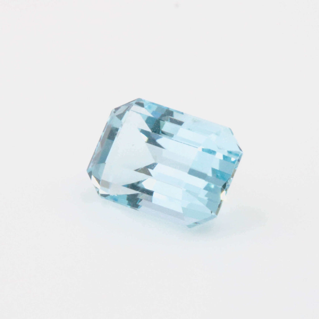 Aquamarine Faceted Gemstone: Perfect March Gift Idea