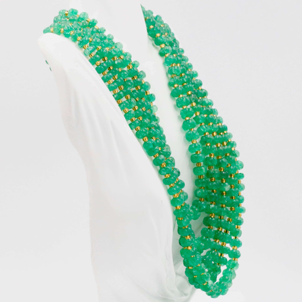 Quartz Beads: Sublime Green Hue