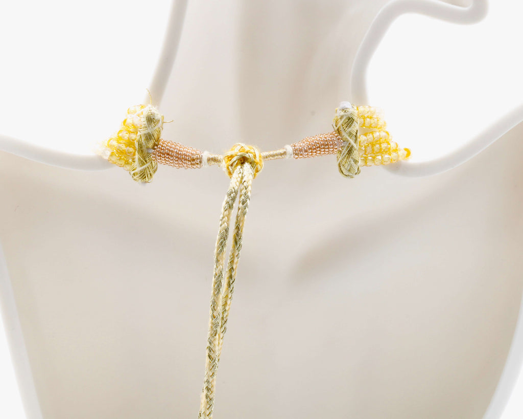High Quality Indian Necklace for Yellow Saree/Sari