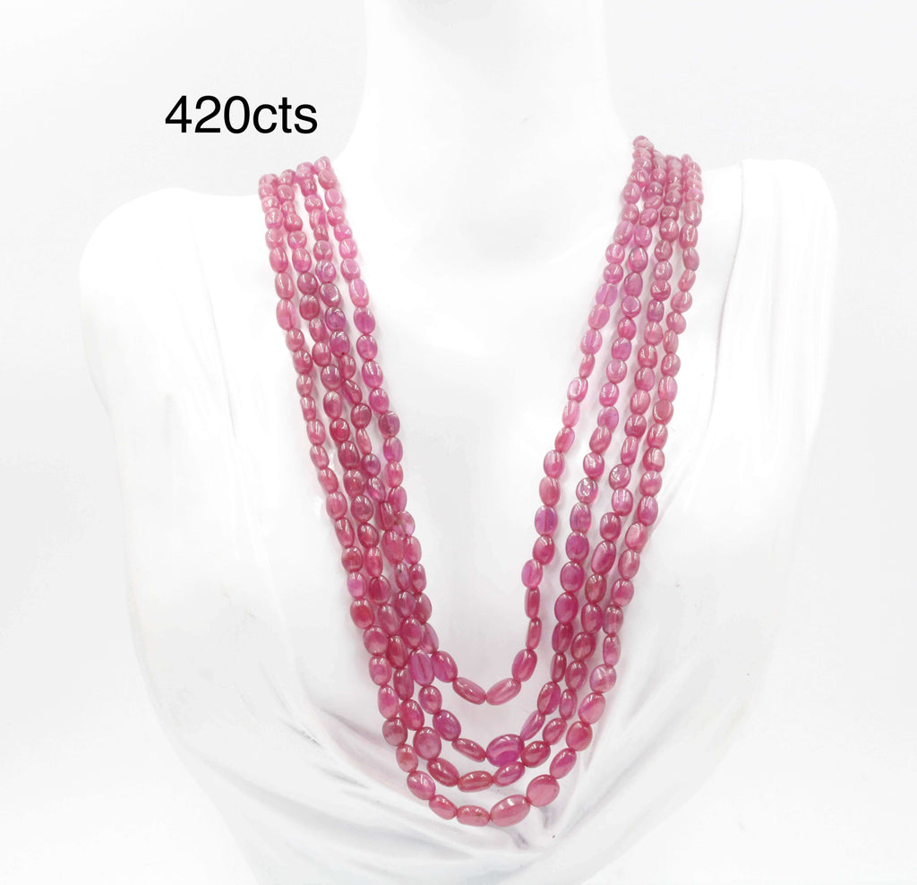 Natural Pink Sapphire Beads: Sophisticated Beauty