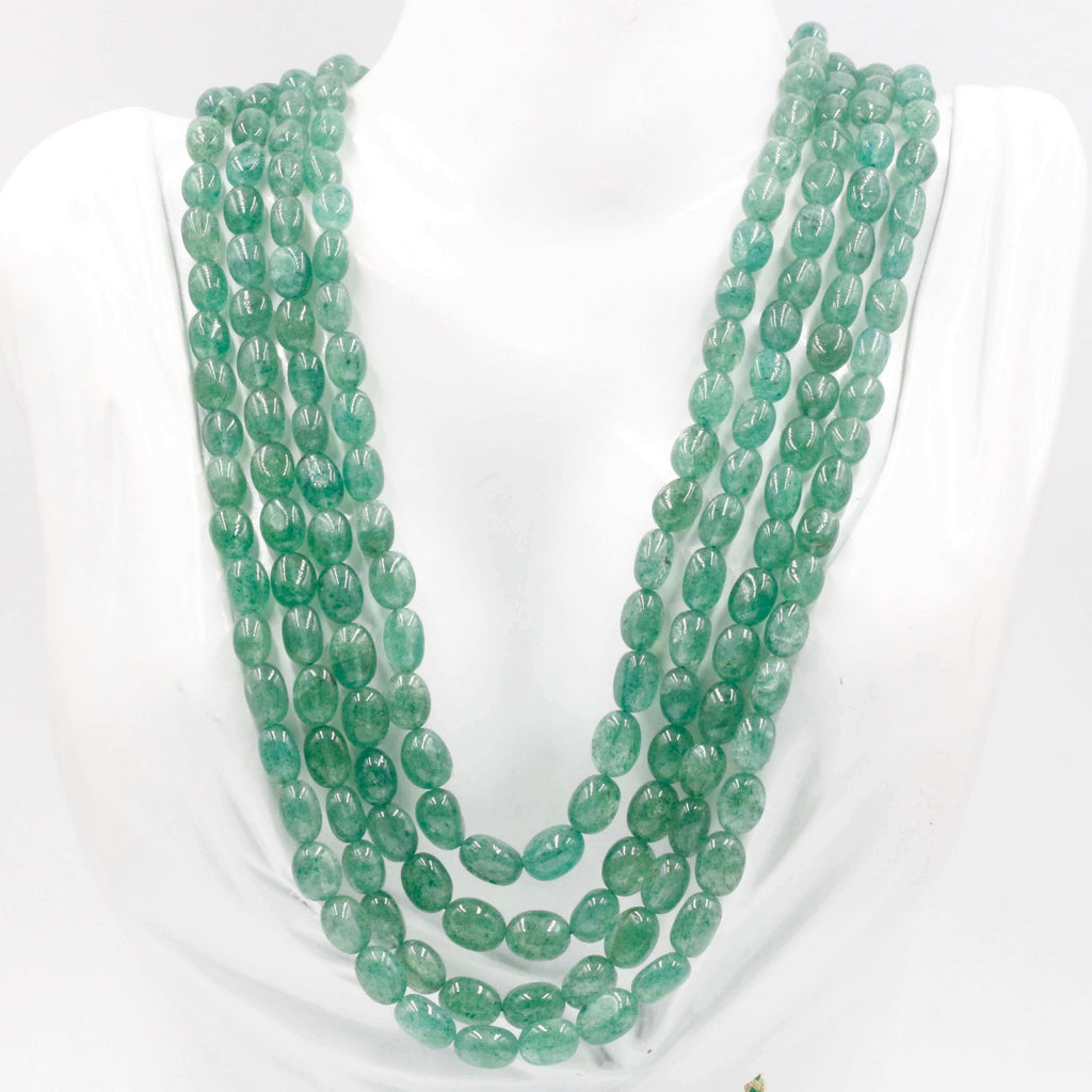 Natural Emerald Jewelry: Indian Style Necklace