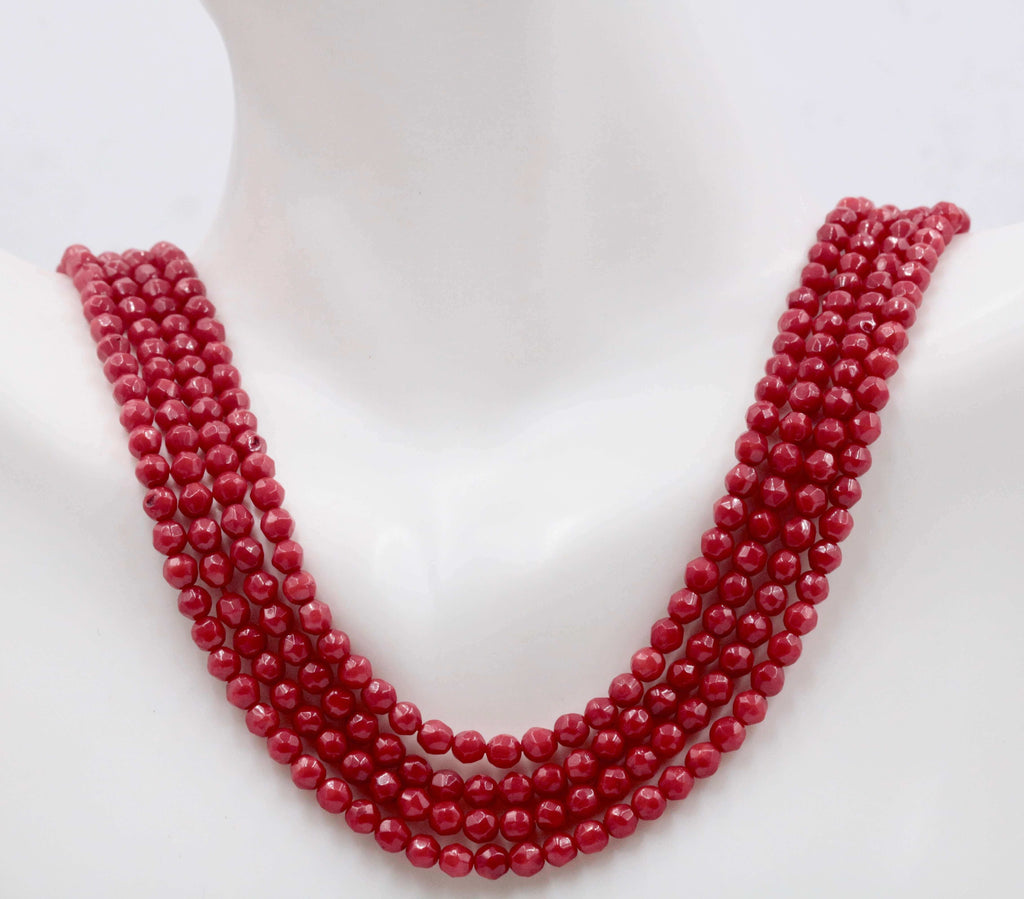Red Coral Necklace Collection for DIY Jewelry Makers