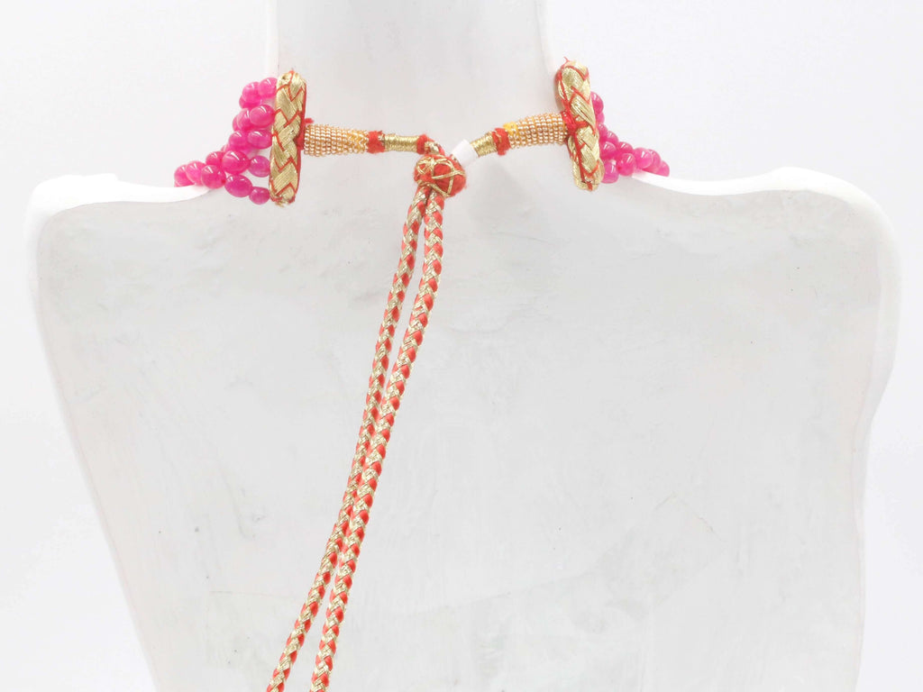 Organic Pink Quartz Jewelry: Indian Sarafa Design