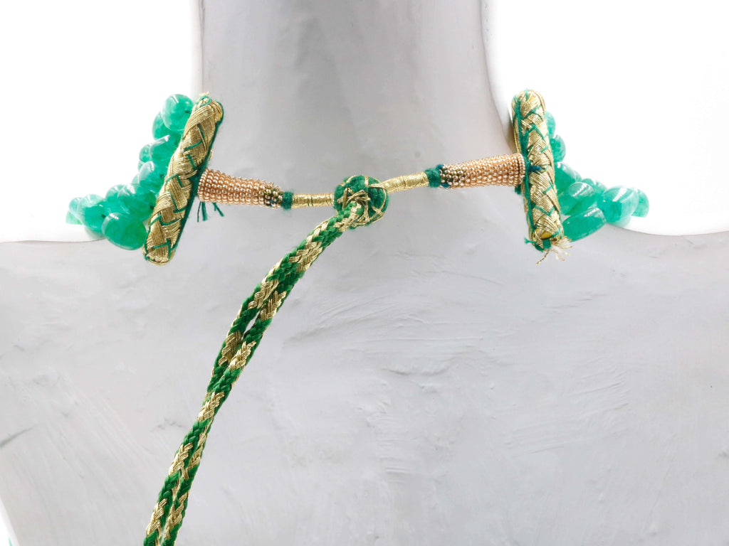  Natural Emerald Jewelry: Necklace for Indian Wedding