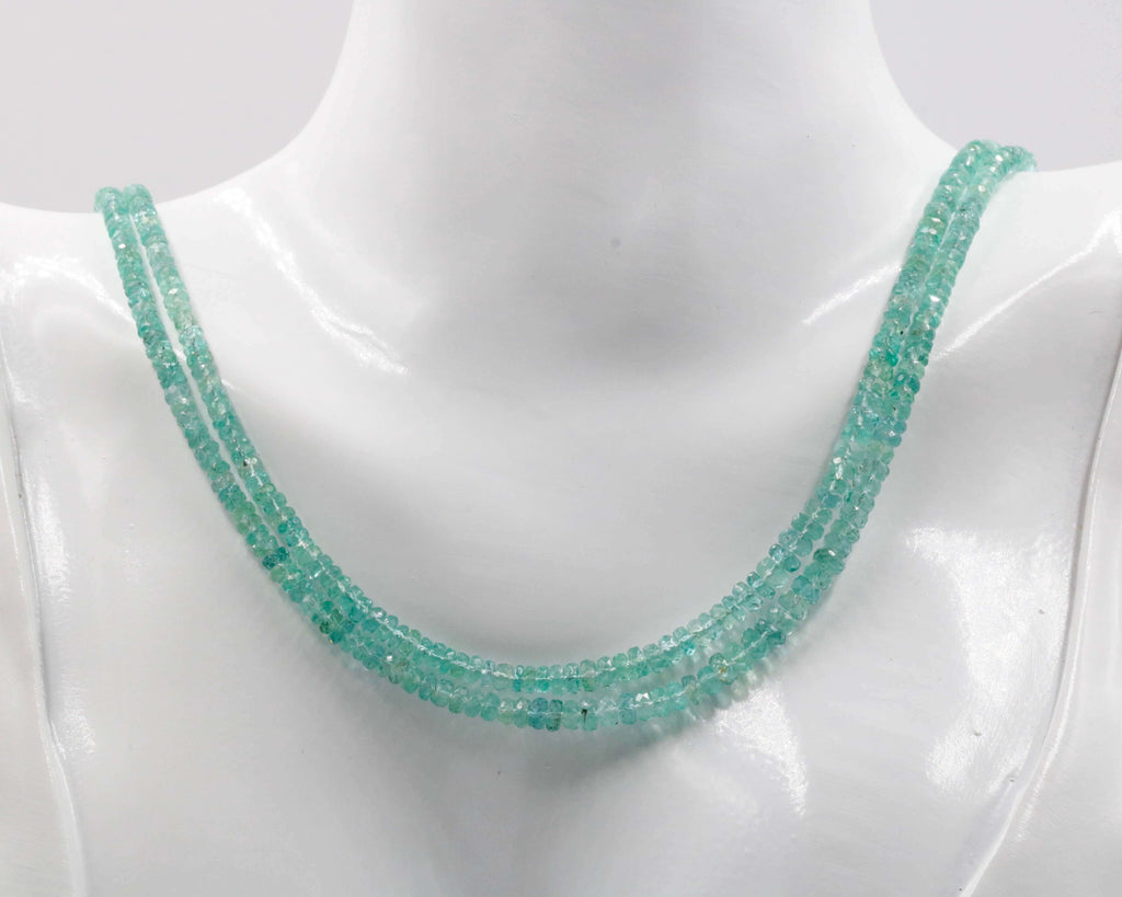 Handmade Emerald Beaded Necklace - Indian Style Jewelry