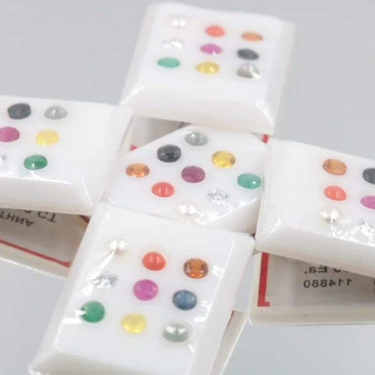 Navratna Gemstone loose stones - Taj Mahal Gems