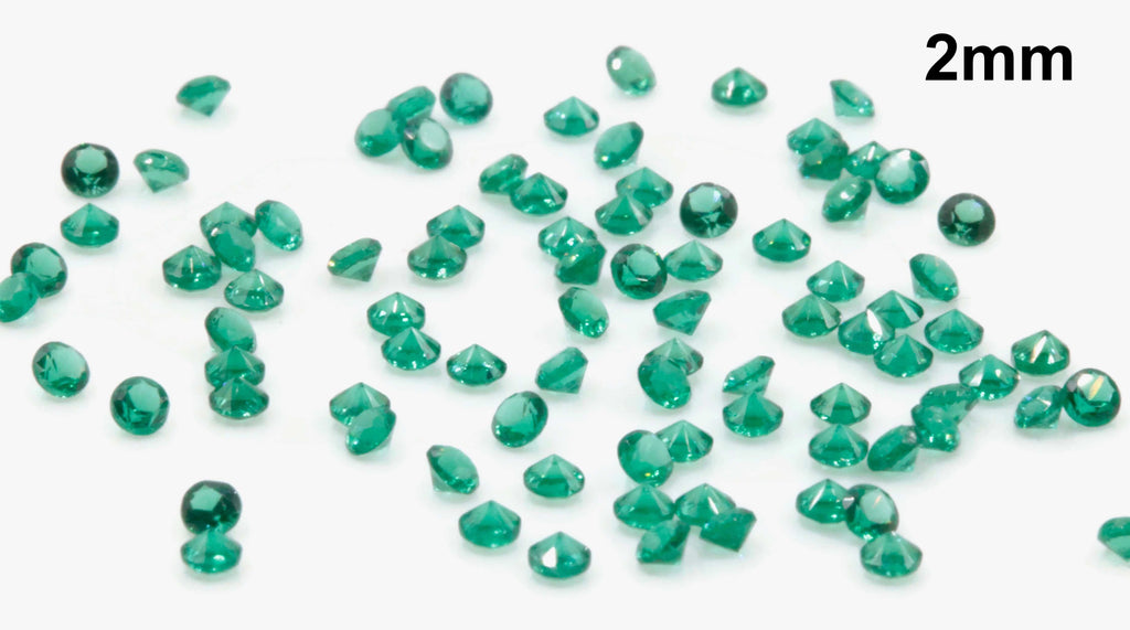 Natural Green Cubic Zircon Loose Gemstone for Sales