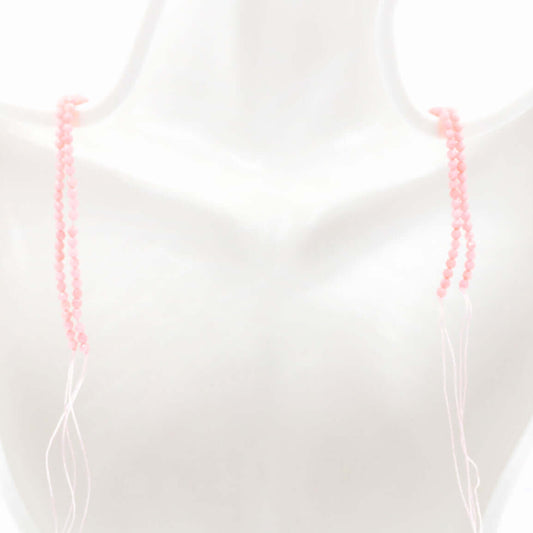 Light Pink Coral Gemstones for DIY Jewelry Making for Necklace