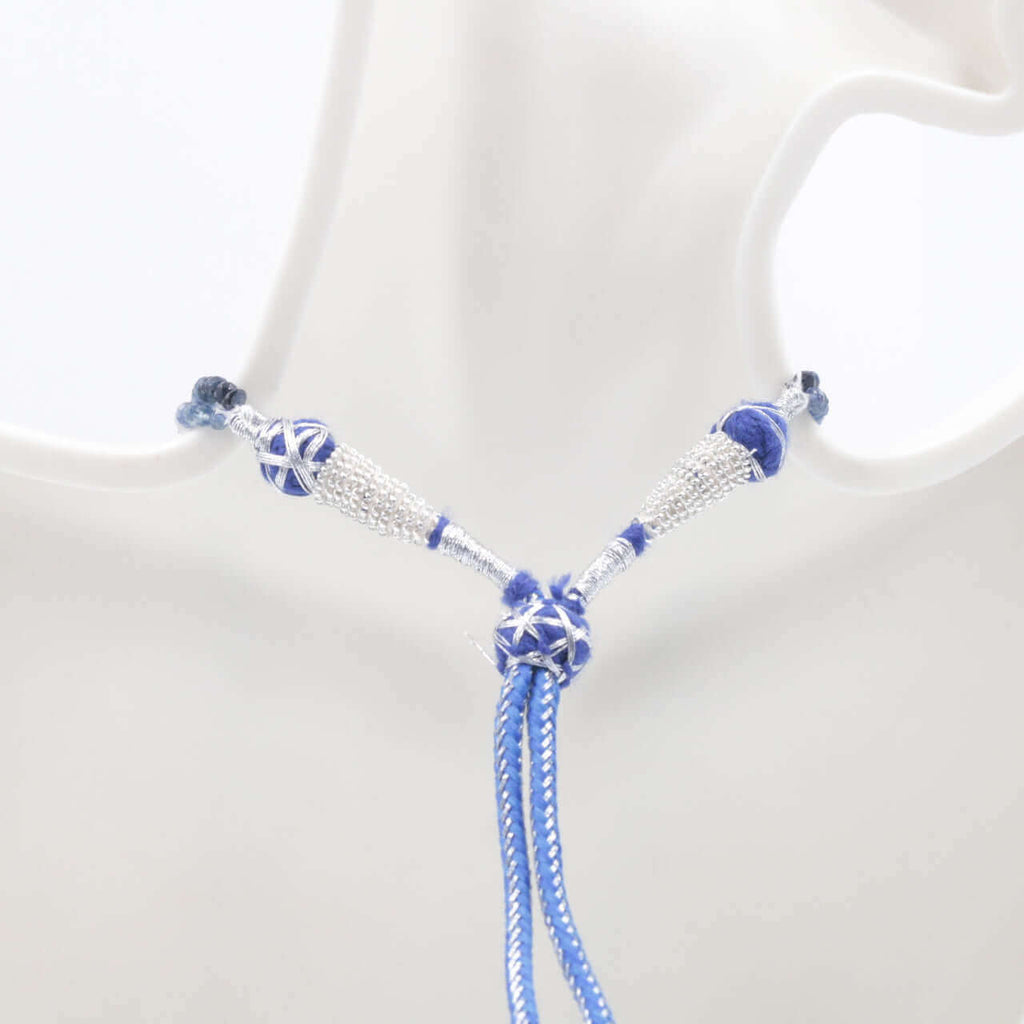Natural Sapphire Necklace: Blue Gemstone Accents