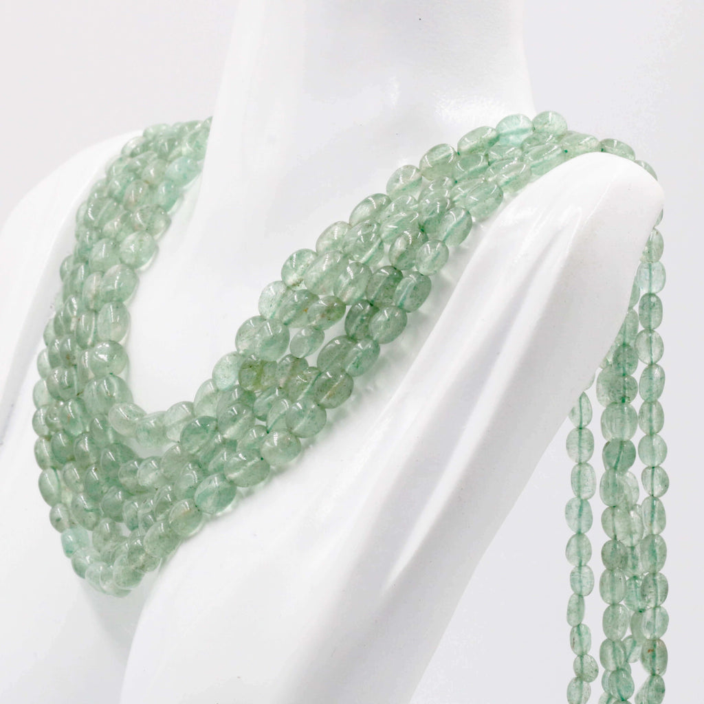 Quartz Gemstone Jewelry: Elegant Green Accents