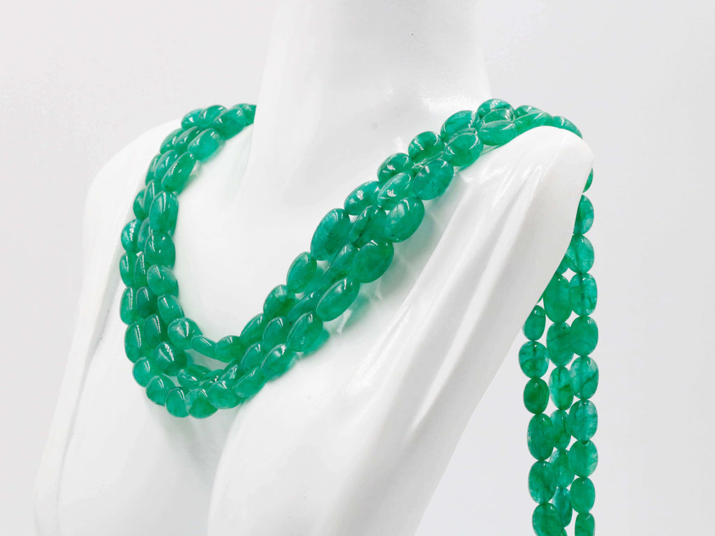  Natural Emerald Jewelry: Long & Layered Necklace