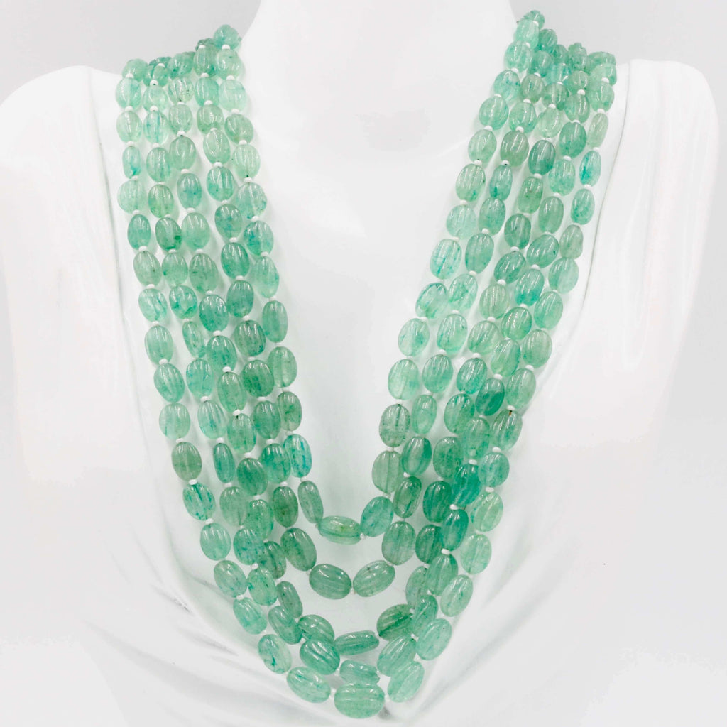 Elegant Natural Emerald Indian Jewelry Piece