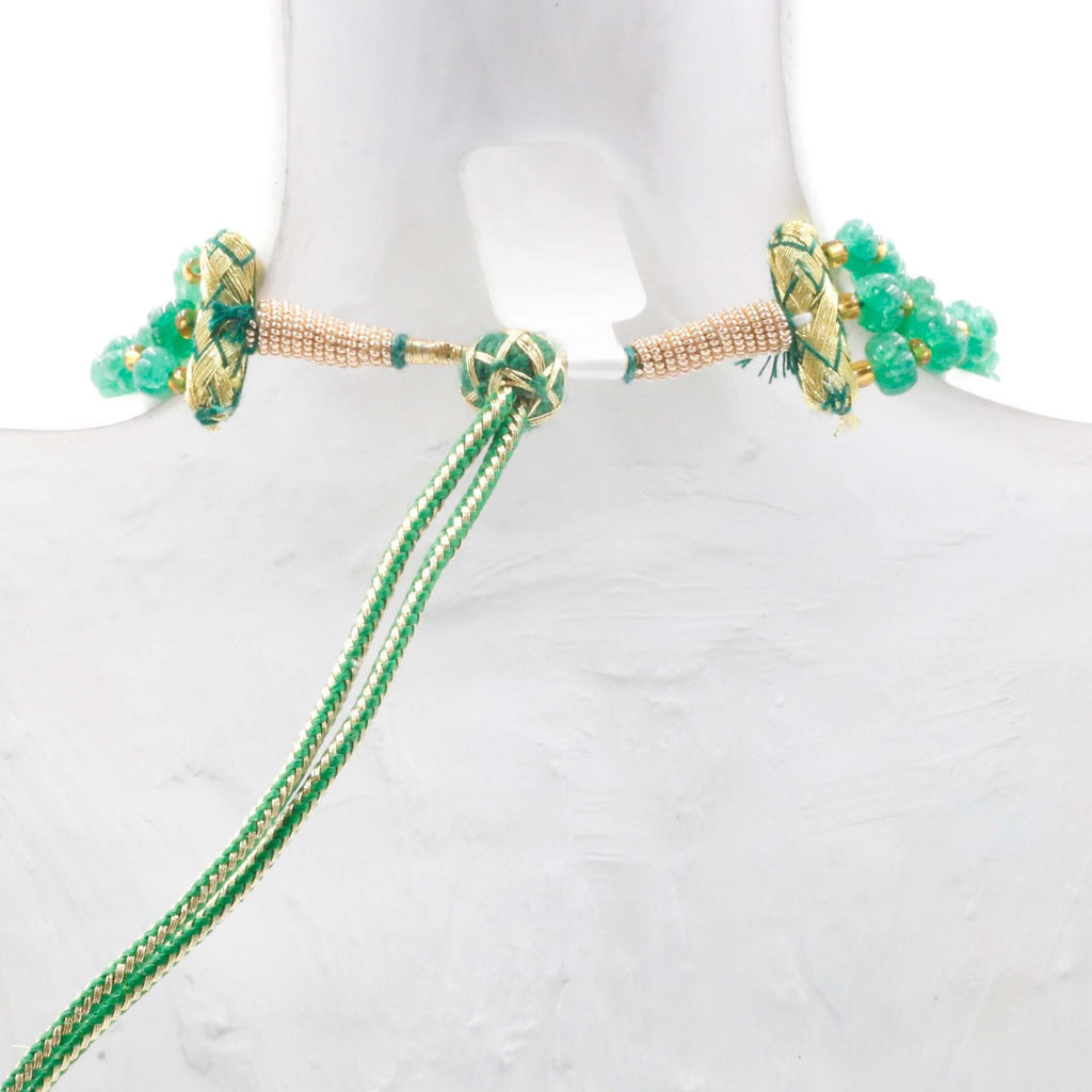 Green Quartz Beads: Exquisite Gemstone Detail
