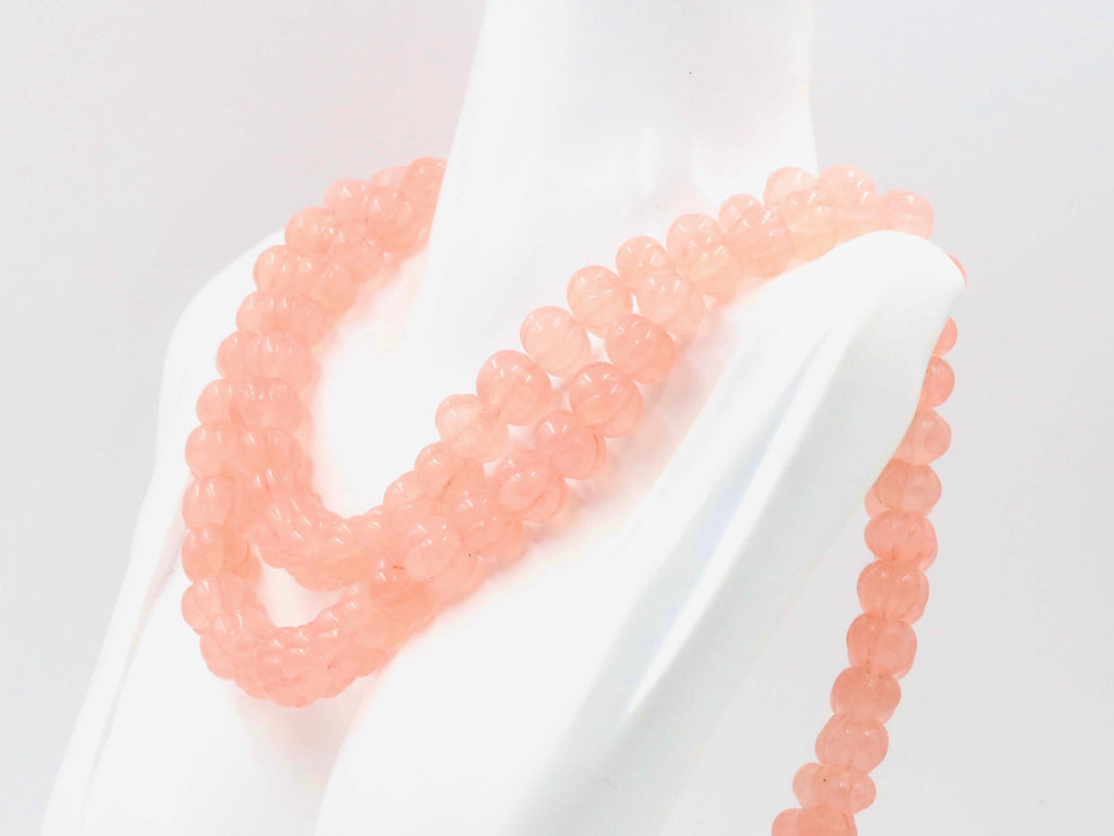 Pink Quartzite Layered Necklace: Radiant Charm