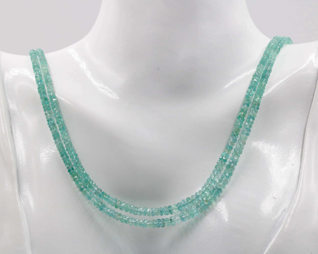 Handcrafted Emerald Beaded Necklace from India