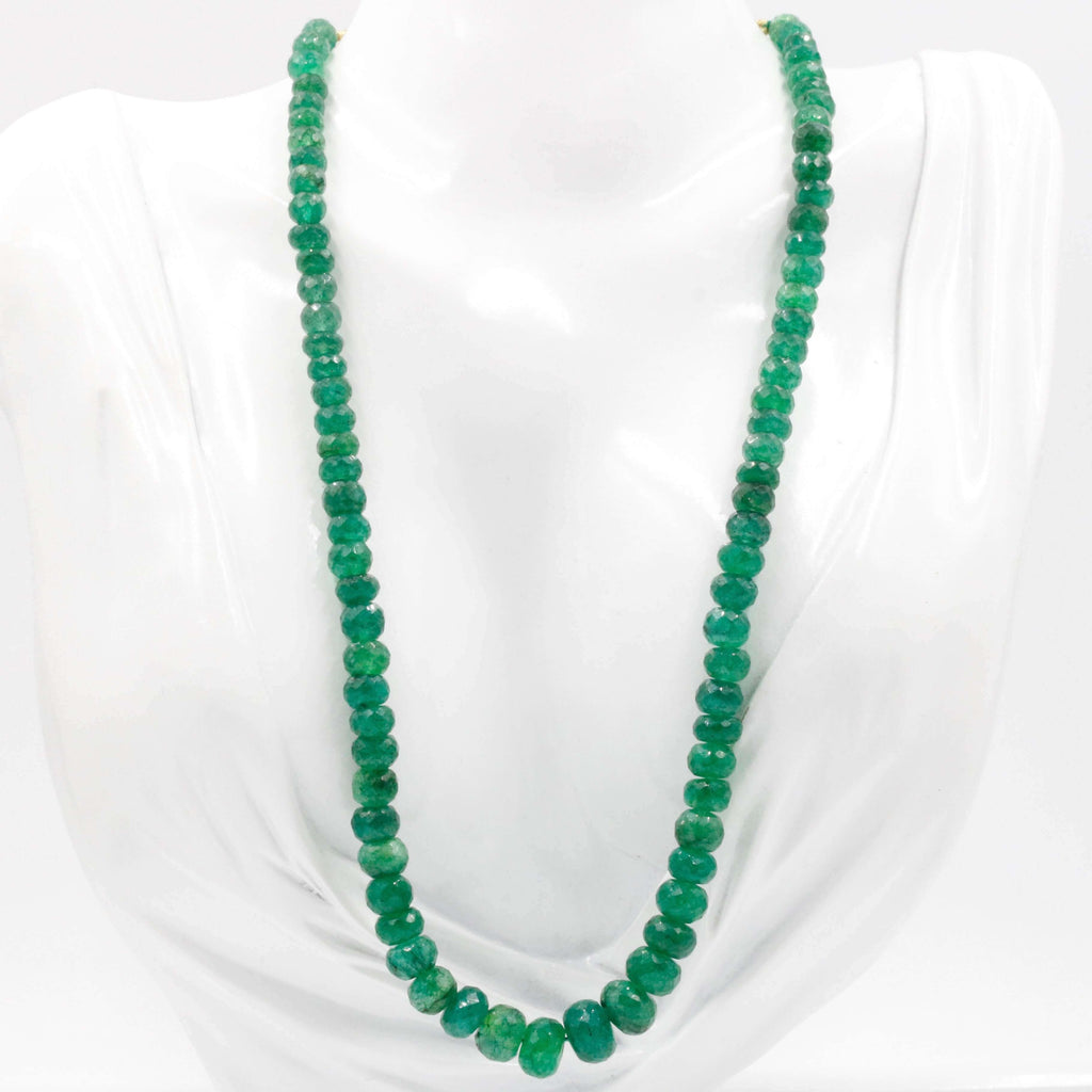 Emerald Quartz Indian Long Necklace