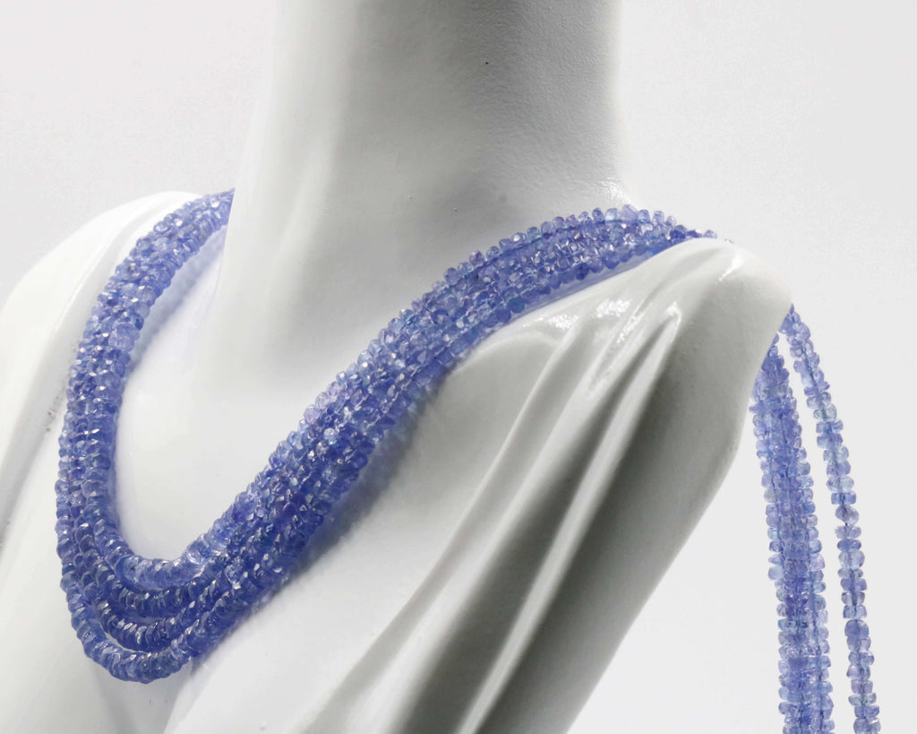 Natural Tanzanite Indian Necklace: Gemstone Beauty