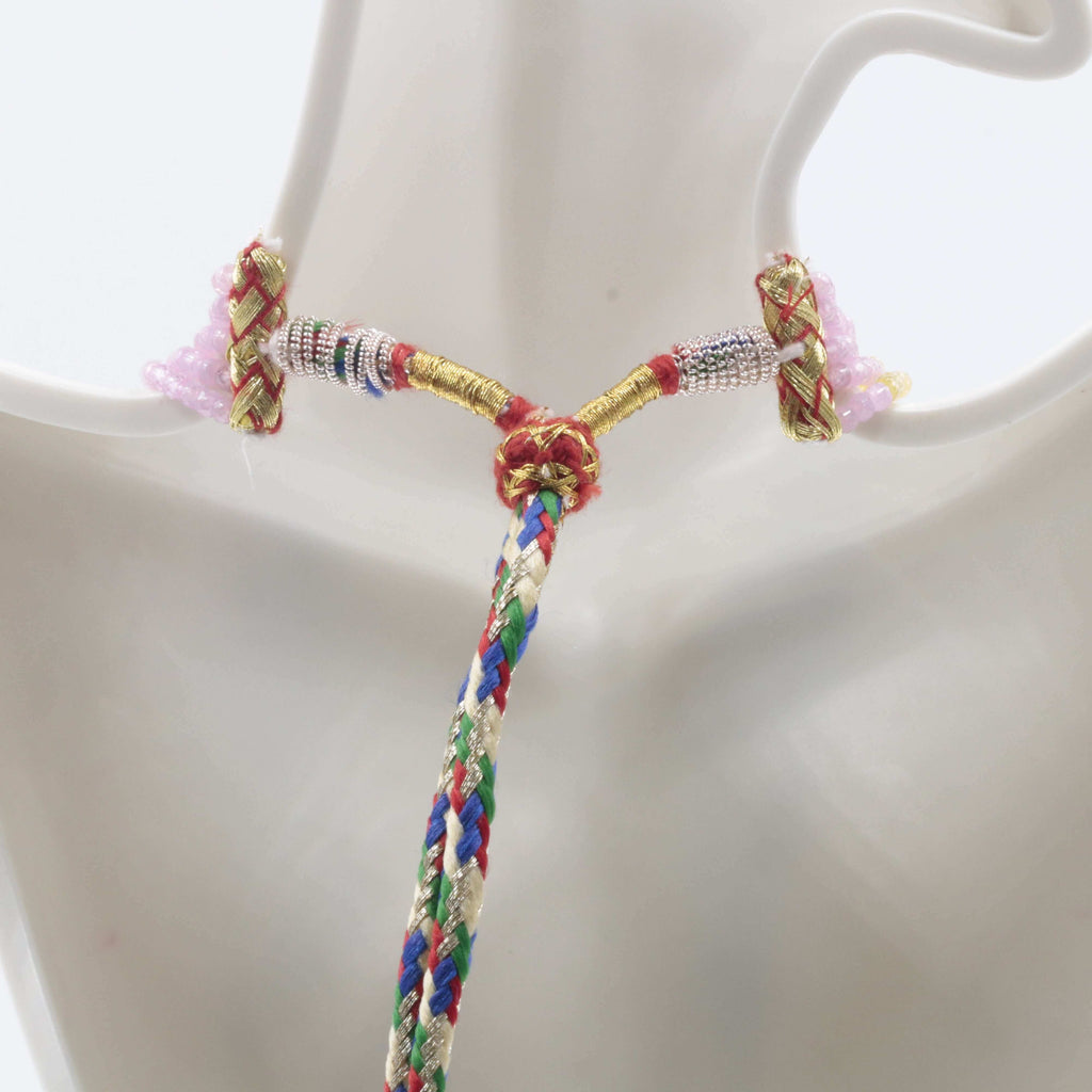 Indian Sarafa Jewelry With Colorful Cubic Zirconia Stone