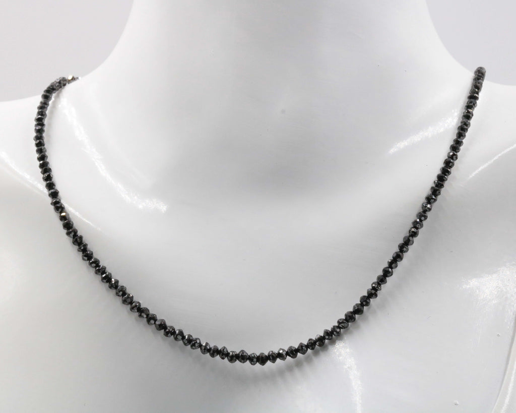 Gift of April: Natural Black Necklace Necklace