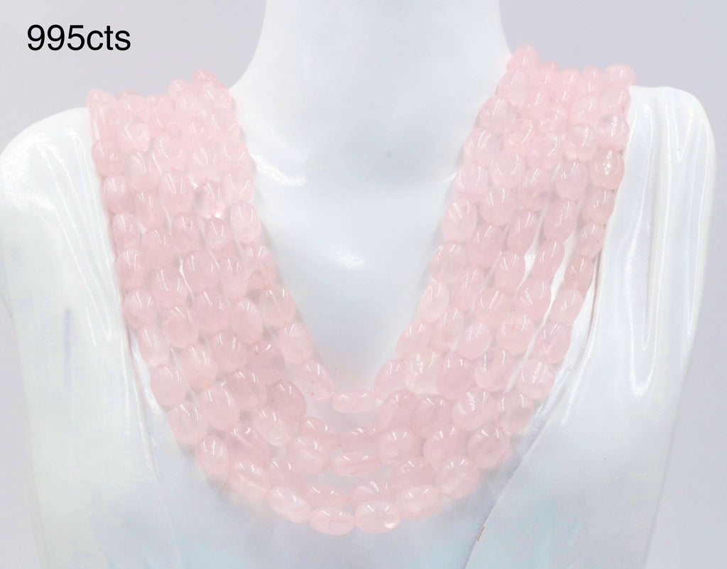 Beaded Gemstone Jewelry: Radiant Rose Quartz