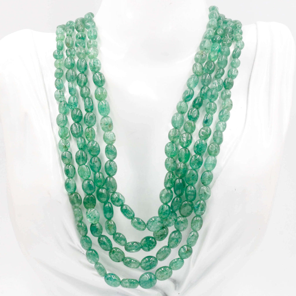Indian Jewelry with Natural Aventurine Quartz Necklace