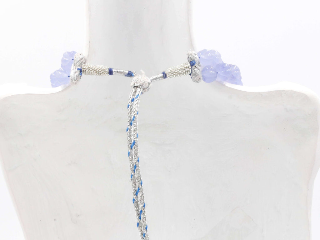Violet Purple Beaded Necklace: Unique Elegance