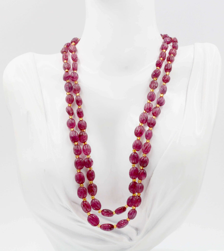 Pink Quartz Jewelry: Alluring Stone Necklace