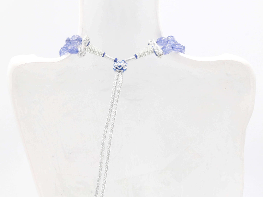 Tanzanite Quartz Gemstone Layered Necklace Design