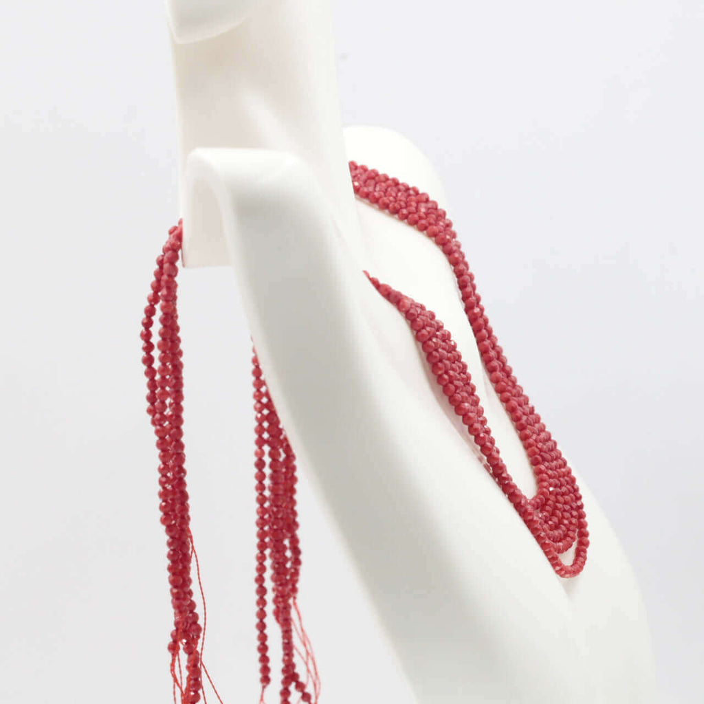 Natural Italian Red Coral Beads for DIY Jewelry Crafting