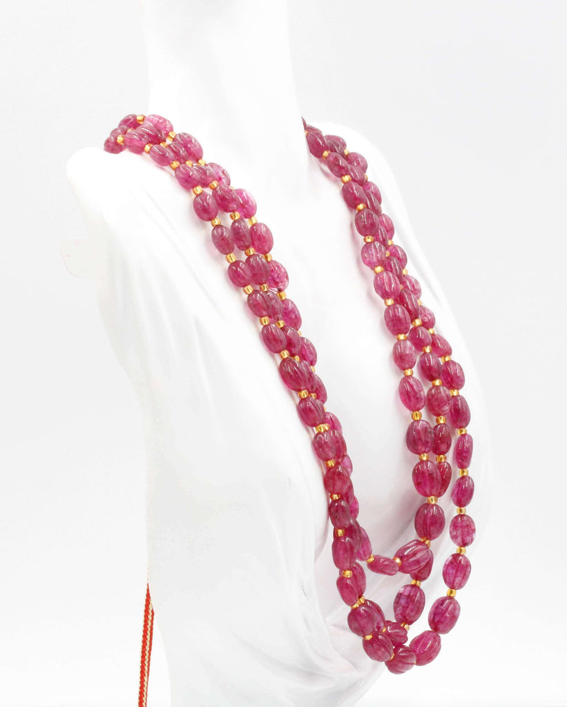 Quartz Necklace: Mesmerizing Pink Gemstone
