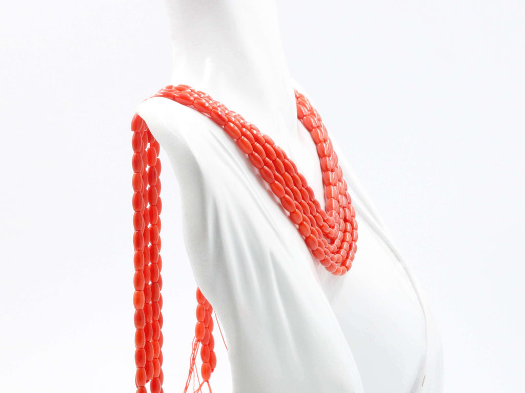 Natural Orange Coral Beads for DIY Jewelry making