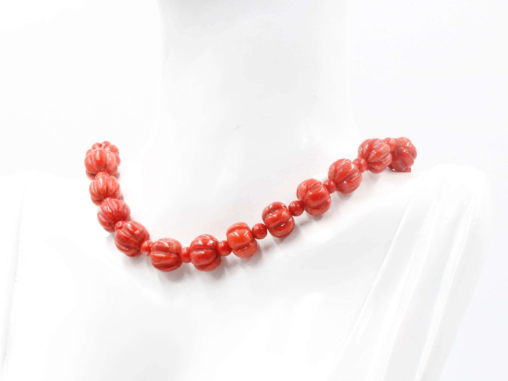 Natural Beauty Italian Coral Necklace