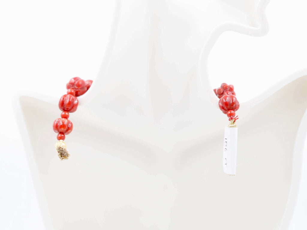 Hand Crafted Coral Bead Necklace